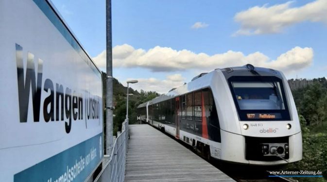 Im Dorf Wangen ist aktuell Schluss für die Bahn. Das Land Thüringen hat nicht mitgezogen beim Betrieb der Strecke. Bildrechte: IG Unstrutbahn