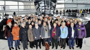 Besuchergruppe in Berlin
