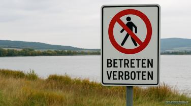 Betretungsverbot am Stausee Kelbra wegen Vogelgrippe