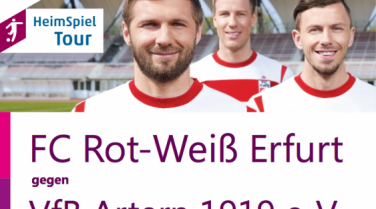 Freundschaftsspiel des VfB Artern gegen den FC Rot-Weiß Erfurt