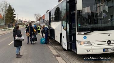 Ukrainische Flüchtlinge in Gorsleben angekommen