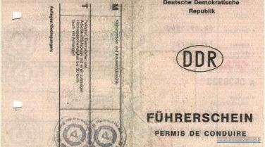 Umtauschpflicht von alten DDR-Führerscheinen