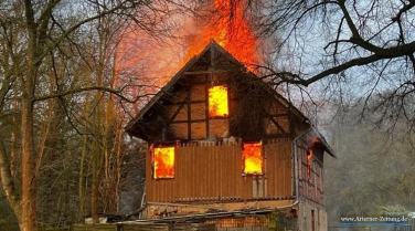 Brand in Einfamilienhaus