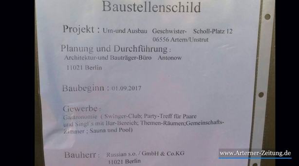 Ein Swingerclub in Artern?