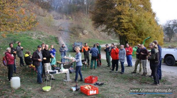 Pflegeeinsatz Naturschutz erfolgreich
