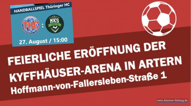 Feierliche Eröffnung der „Kyffhäuserarena“ in Artern