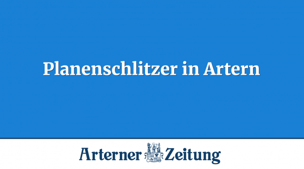 Planenschlitzer in Artern