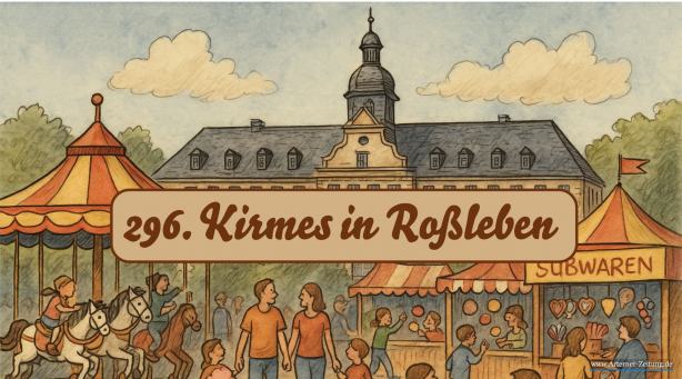 Programm zur 296. Kirmes in Roßleben