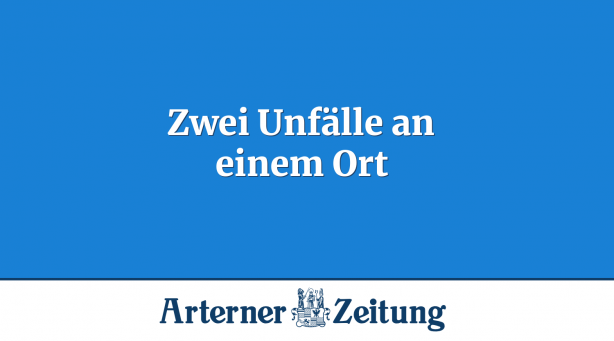 Zwei Unfälle an einem Ort