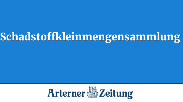 Schadstoffkleinmengensammlung