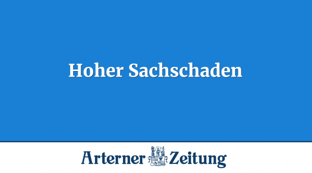 Hoher Sachschaden