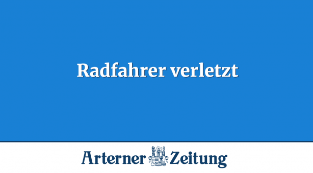  Radfahrer verletzt